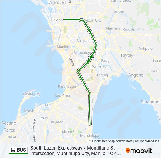 BUS Line Map