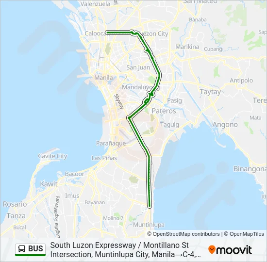 BUS Line Map