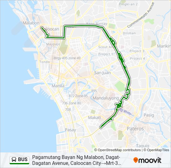 BUS Line Map