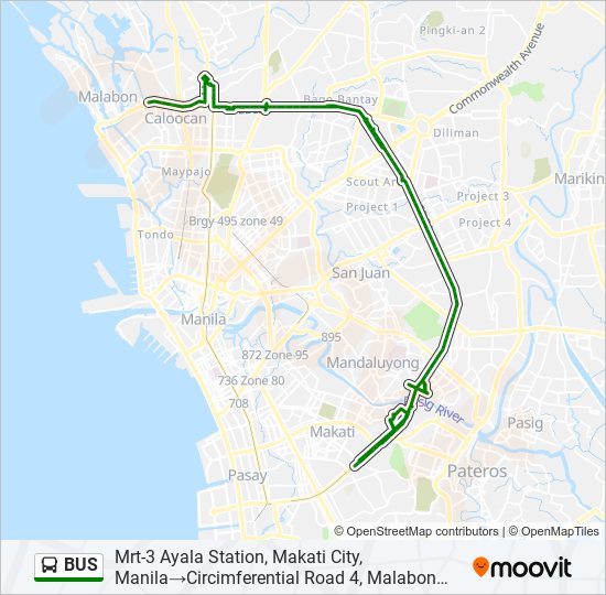 BUS Line Map