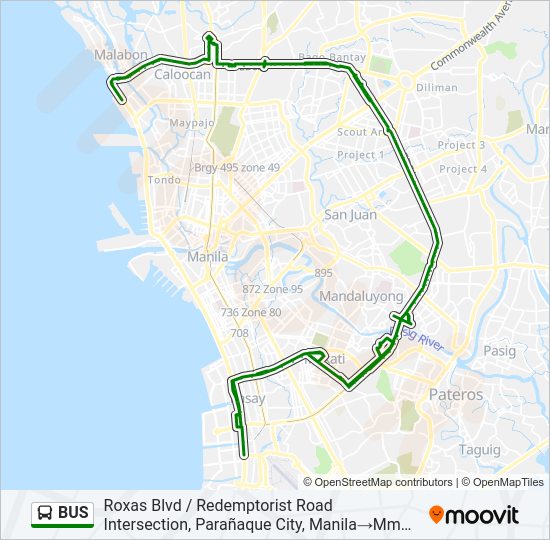 BUS Line Map