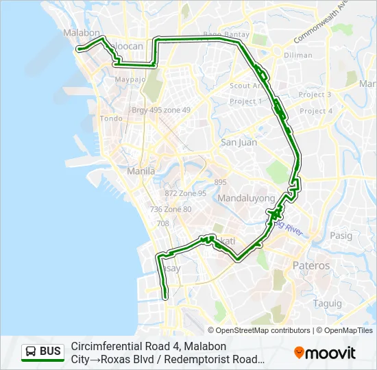 BUS Line Map