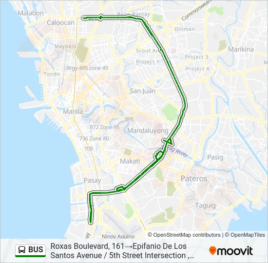 BUS Line Map