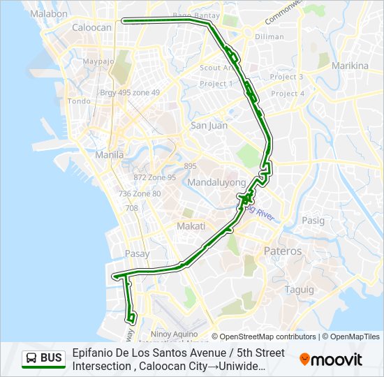 BUS Line Map