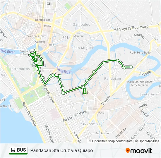 BUS Line Map