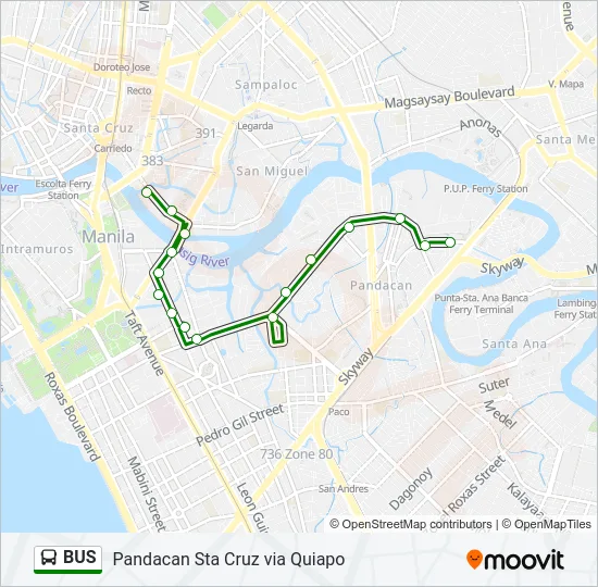BUS Line Map