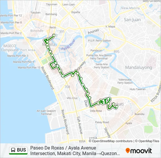 BUS Line Map