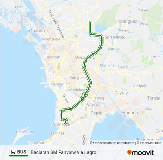 BUS Line Map