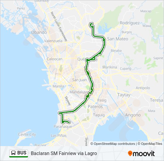 BUS Line Map