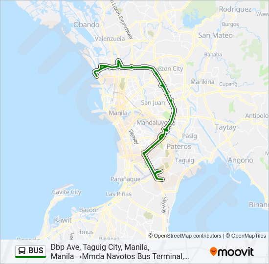 BUS Line Map