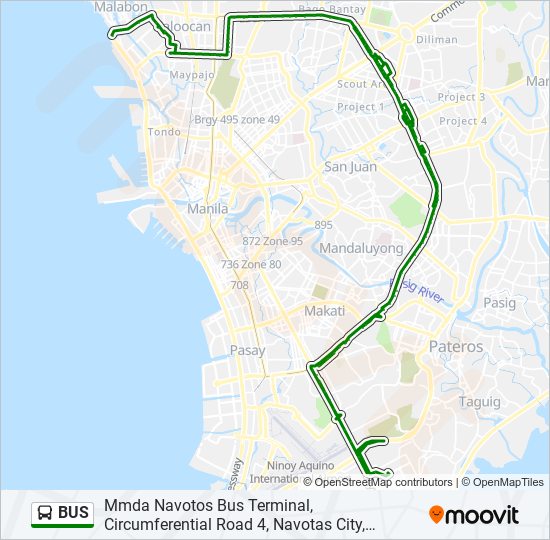 BUS Line Map