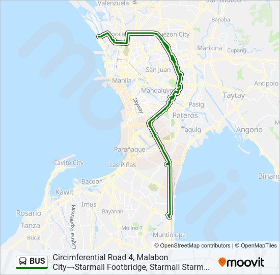 BUS Line Map