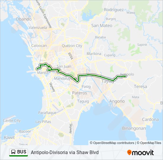 BUS Line Map