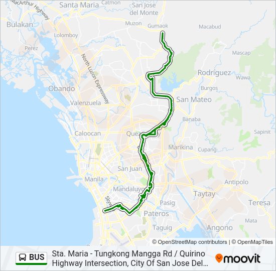 BUS Line Map