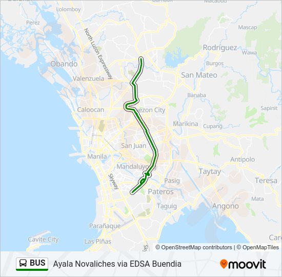 BUS Line Map