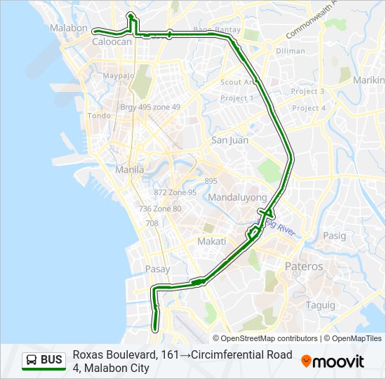 BUS Line Map