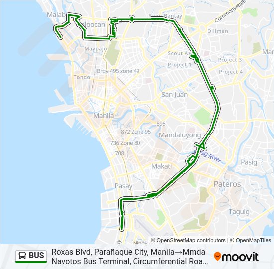 BUS Line Map