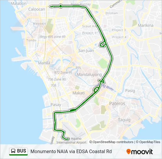 BUS Line Map
