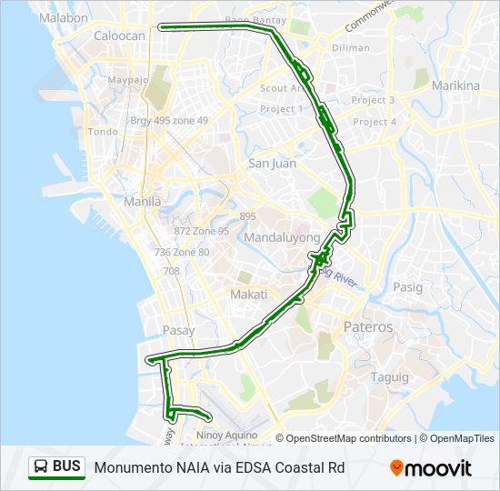 BUS Line Map