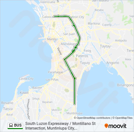 BUS Line Map