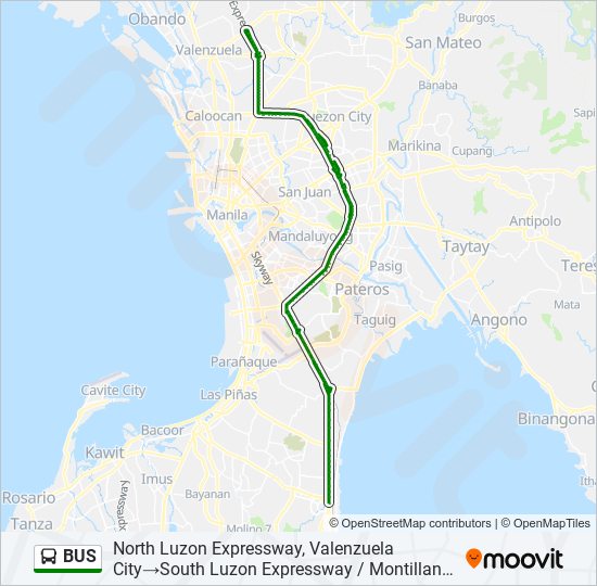 BUS Line Map