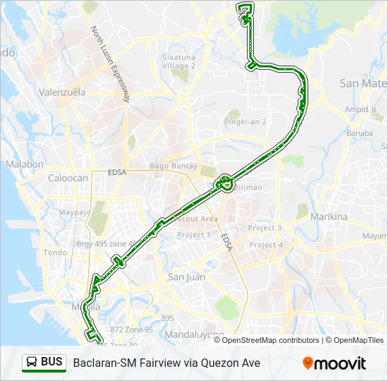 BUS Line Map