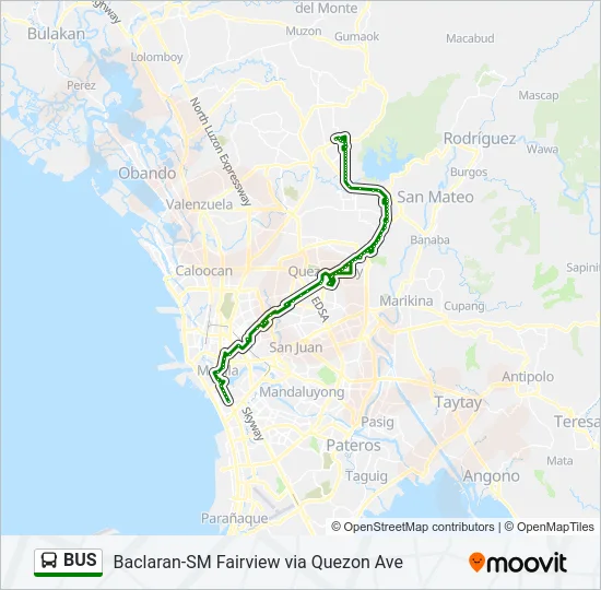 BUS Line Map