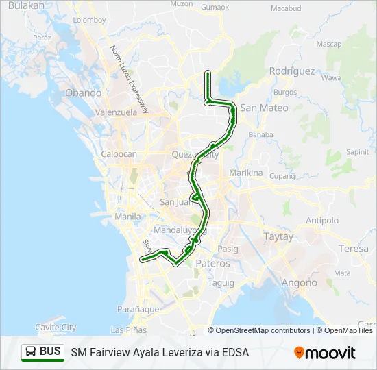 BUS Line Map