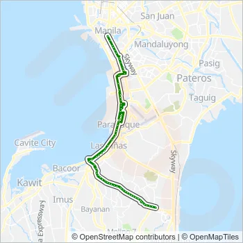 BUS Line Map
