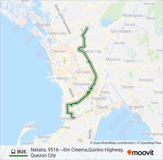 BUS Line Map