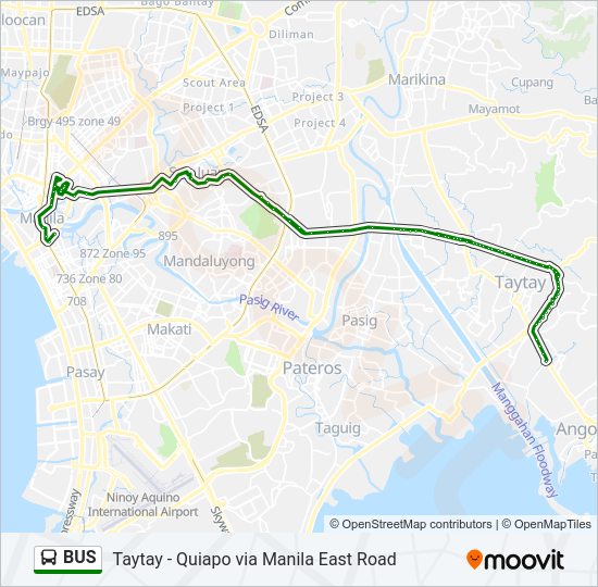 BUS Line Map