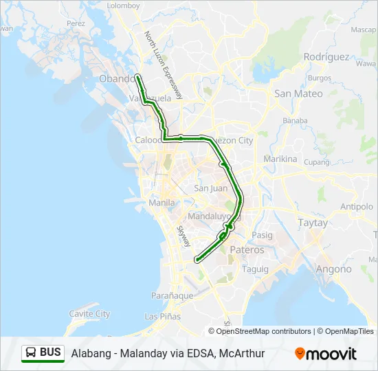 BUS Line Map
