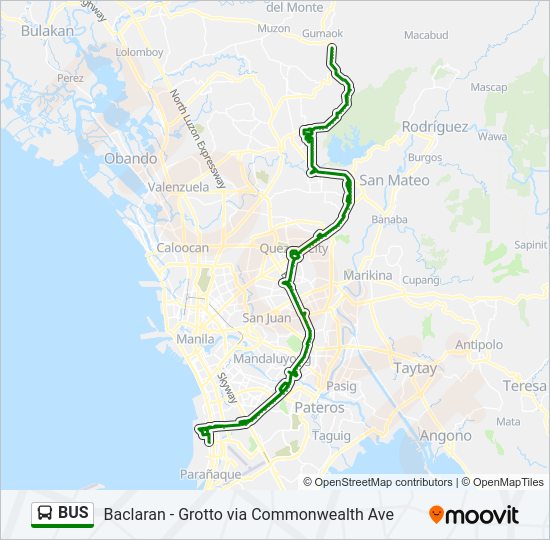 BUS Line Map