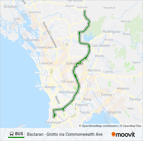 BUS Line Map