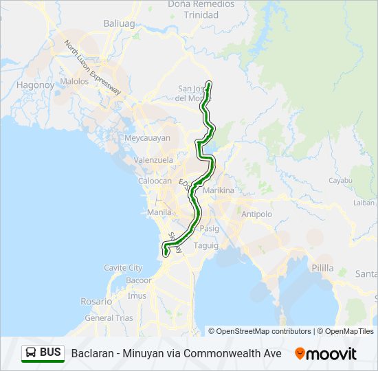 BUS Line Map
