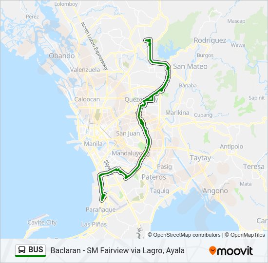 BUS Line Map