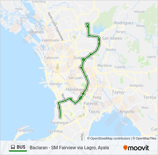 BUS Line Map