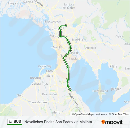 BUS Line Map