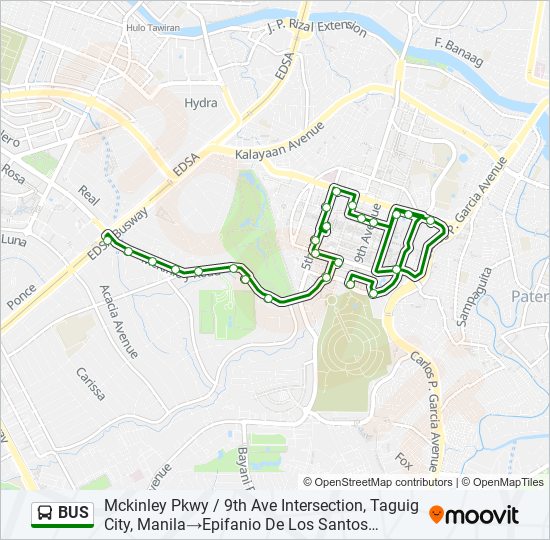 BUS Line Map