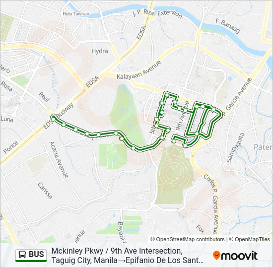 BUS Line Map