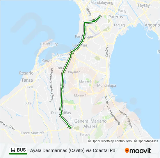 BUS Line Map