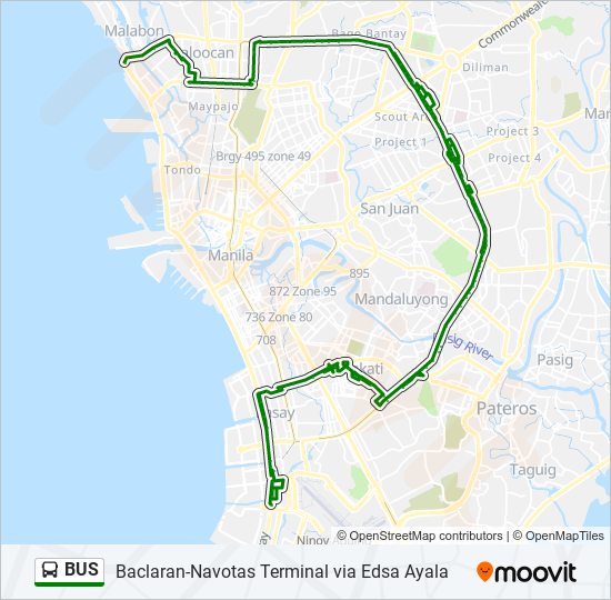 BUS Line Map