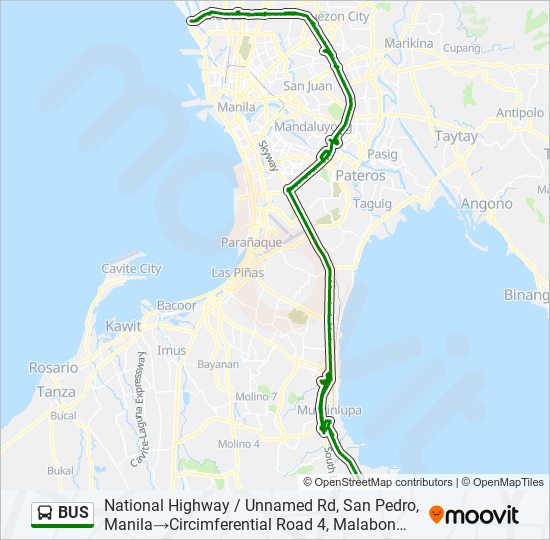 BUS Line Map