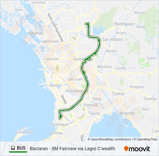 BUS Line Map