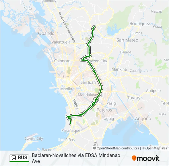 BUS Line Map
