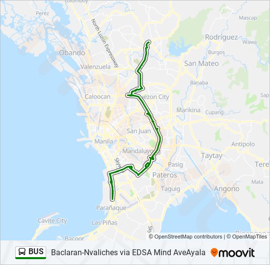 BUS Line Map