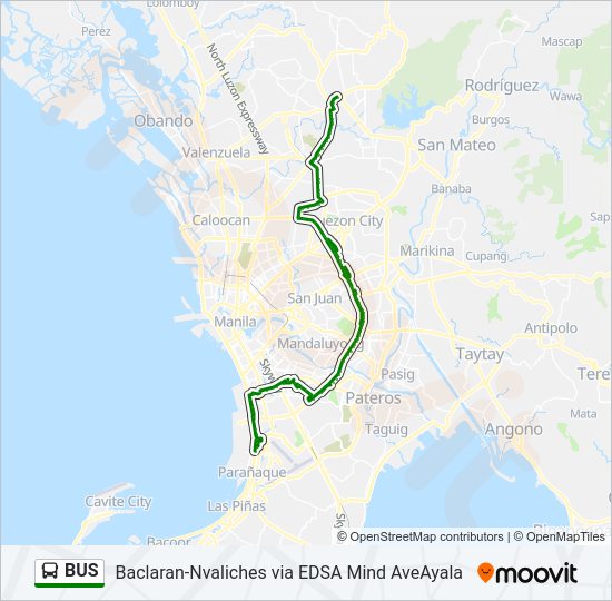 BUS Line Map