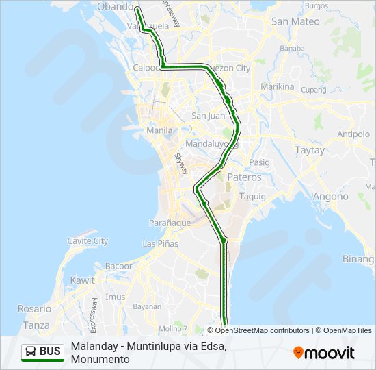 BUS Line Map