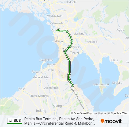 BUS Line Map