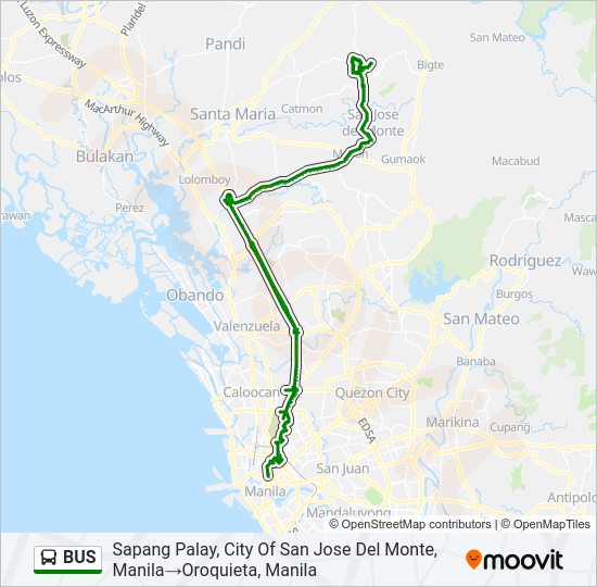 BUS Line Map